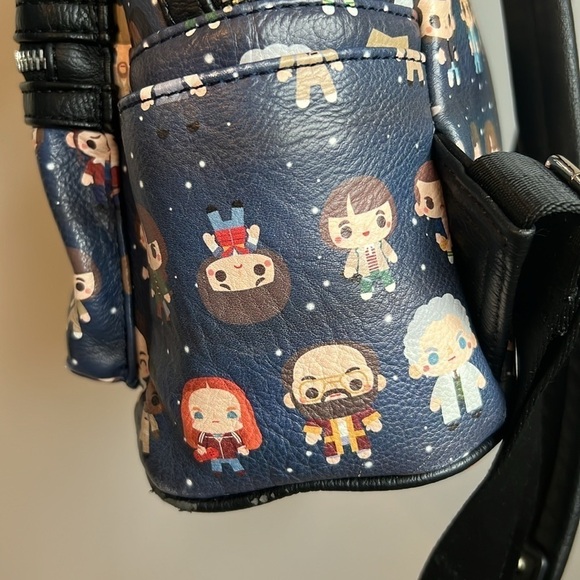 Stranger Things Loungefly Chibi Character Print Mini Backpack - Picture 6 of 8